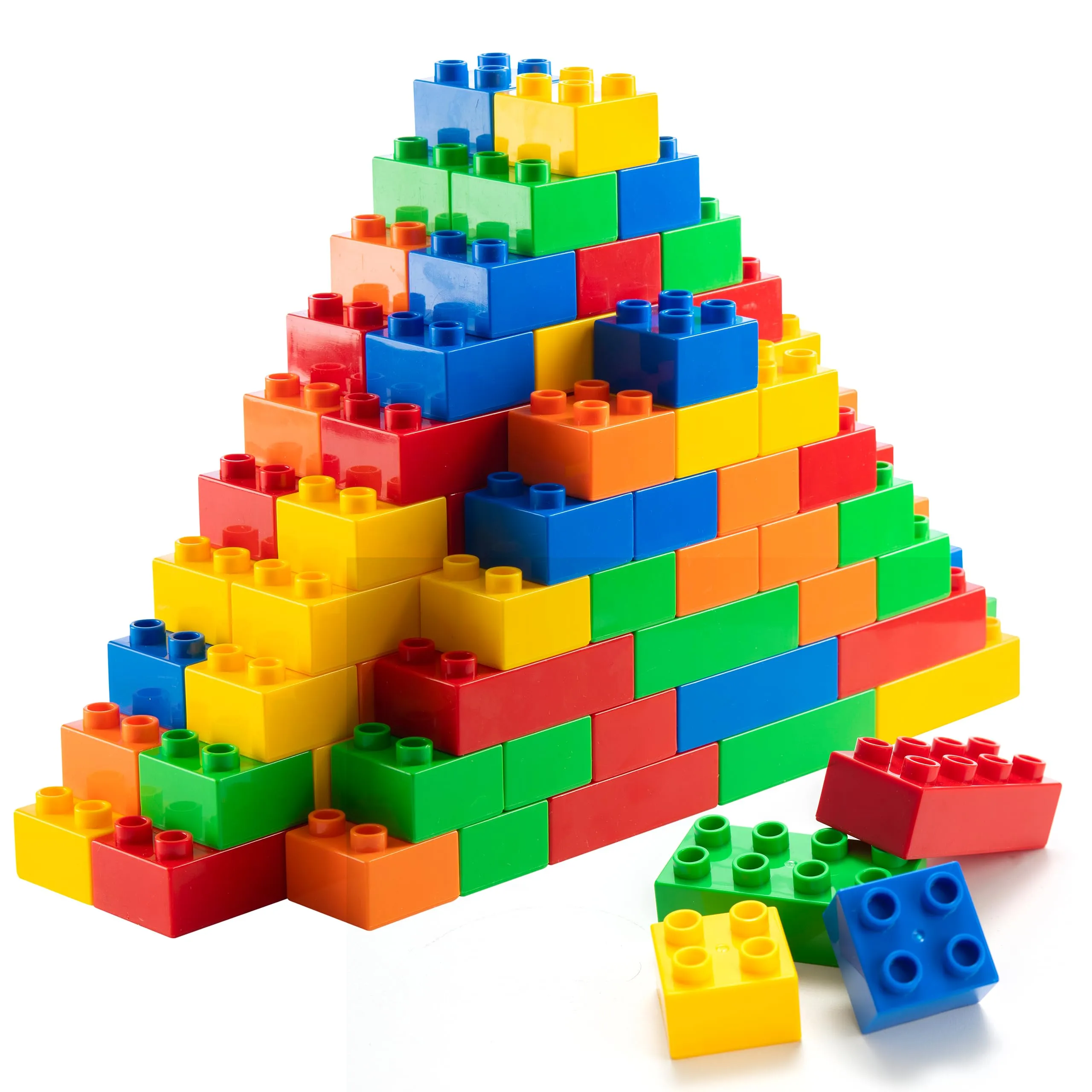 100-Piece Mega Building Blocks Set - Compatible With Major Brands, For Ages 1