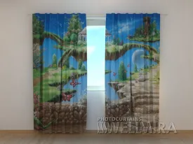 3D Curtain Fairytale World 2