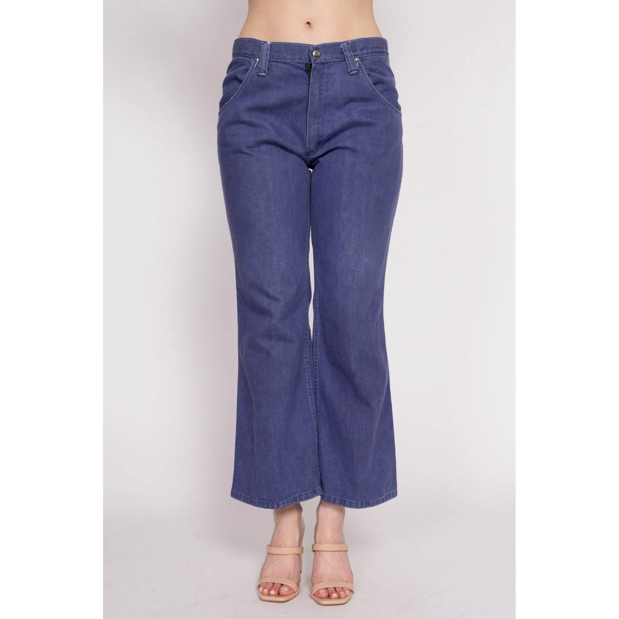 70s Soft Denim Bell Bottoms - Medium, 31"