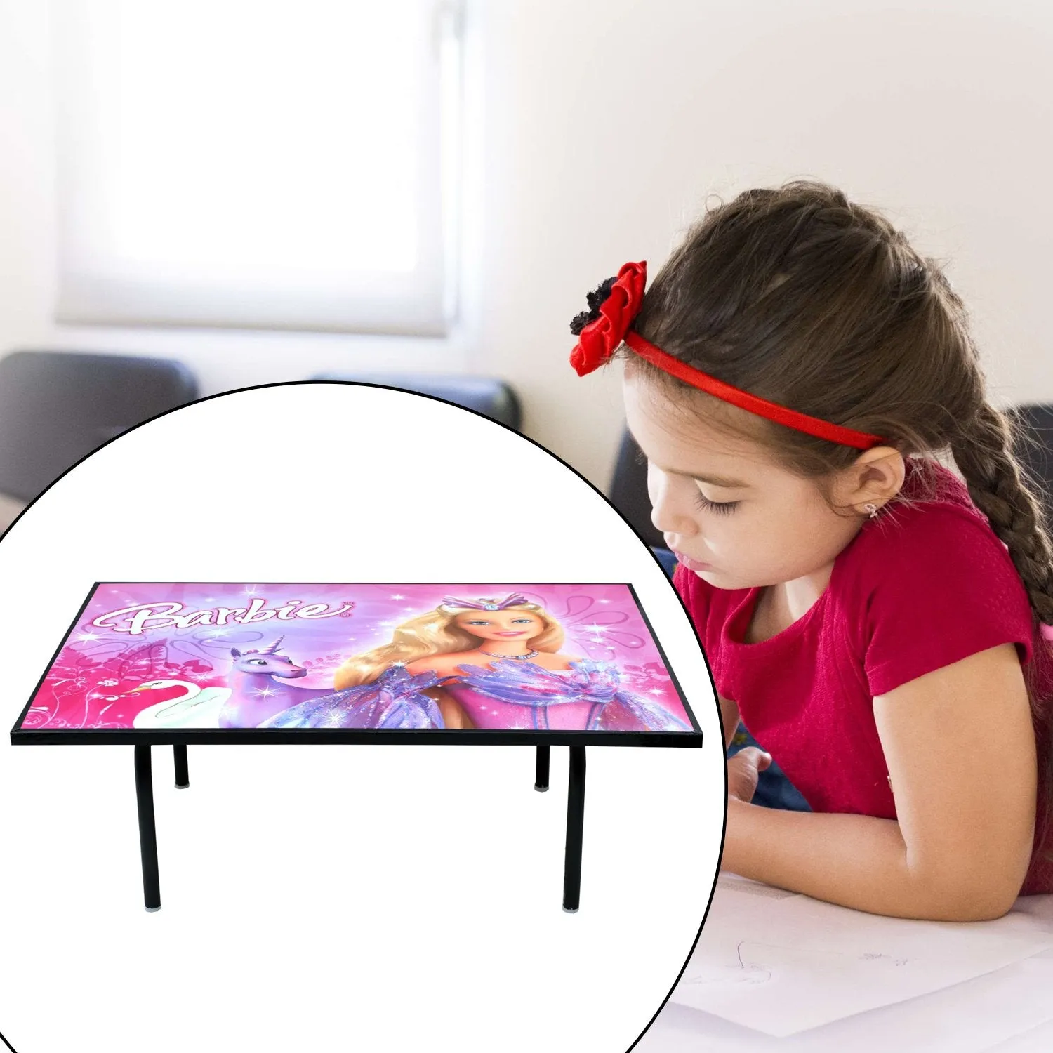 8050 Barbie Laptop Table for Online Study and Children