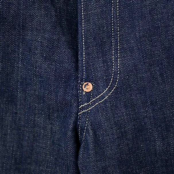 819 Denim 13.5oz Selvedge - Hi-Rise Wide Tapered - Sukumo Natural Indigo Hand-Dyed