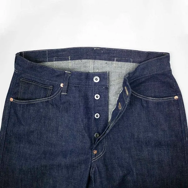 819 Denim 13.5oz Selvedge - Hi-Rise Wide Tapered - Sukumo Natural Indigo Hand-Dyed