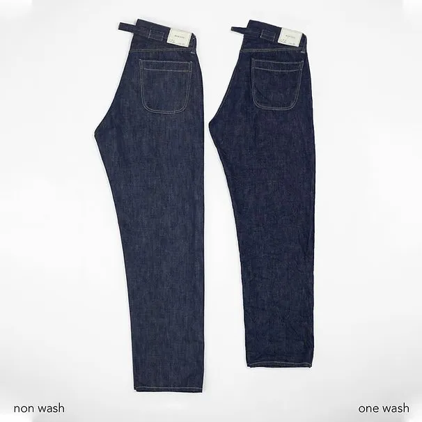 819 Denim 13.5oz Selvedge - Hi-Rise Wide Tapered - Sukumo Natural Indigo Hand-Dyed