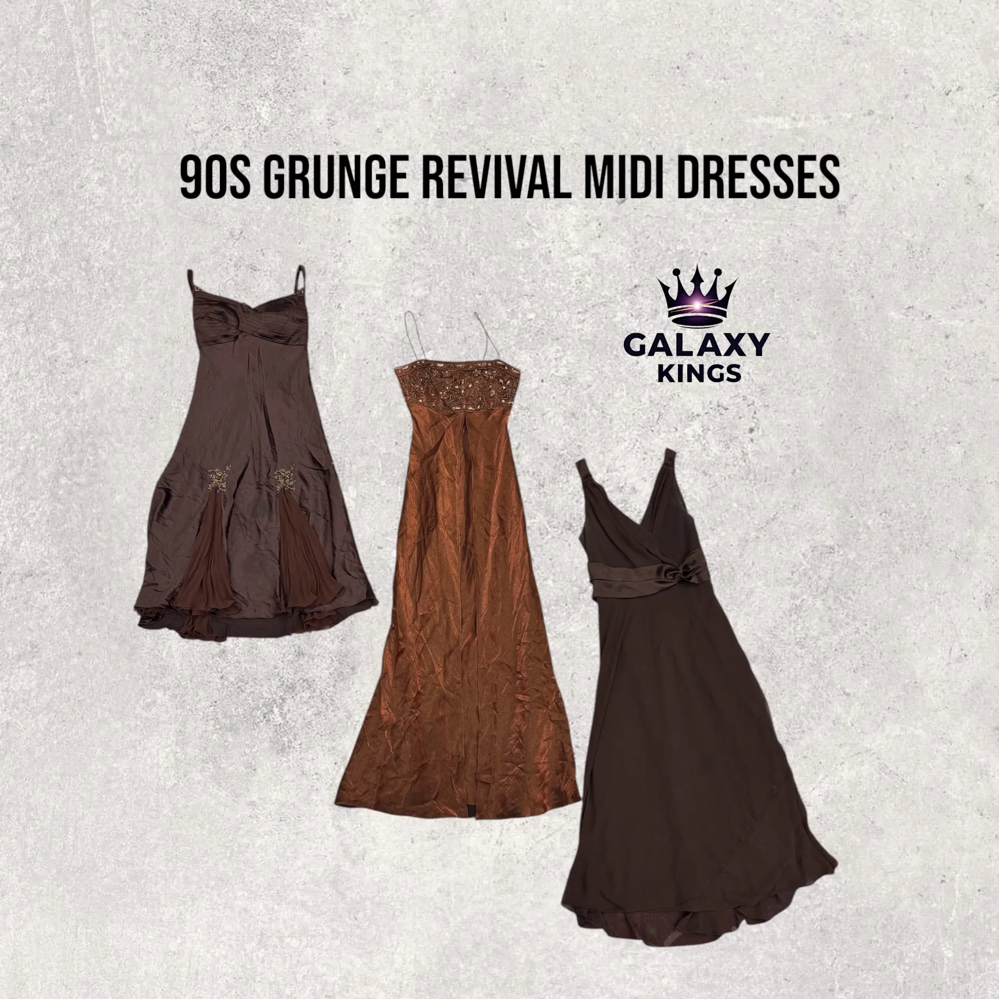 90s Grunge Revival midi dresses