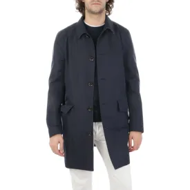 Aquascutum Blue Cotton Jacket