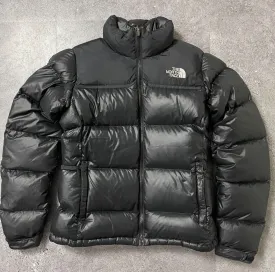 Authentic Black The North Face Nuptse Puffer Jackets