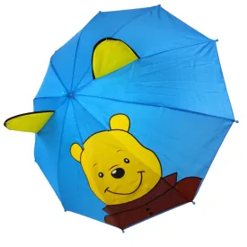 Babymoon Cartoon Designer Popup Ears Kids Umbrella | 2 To 15 Y | Lightblue