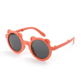 Babymoon Kids Bear Shaped Summer Sunglasses | Goggles | For Girls & Boys | Orange