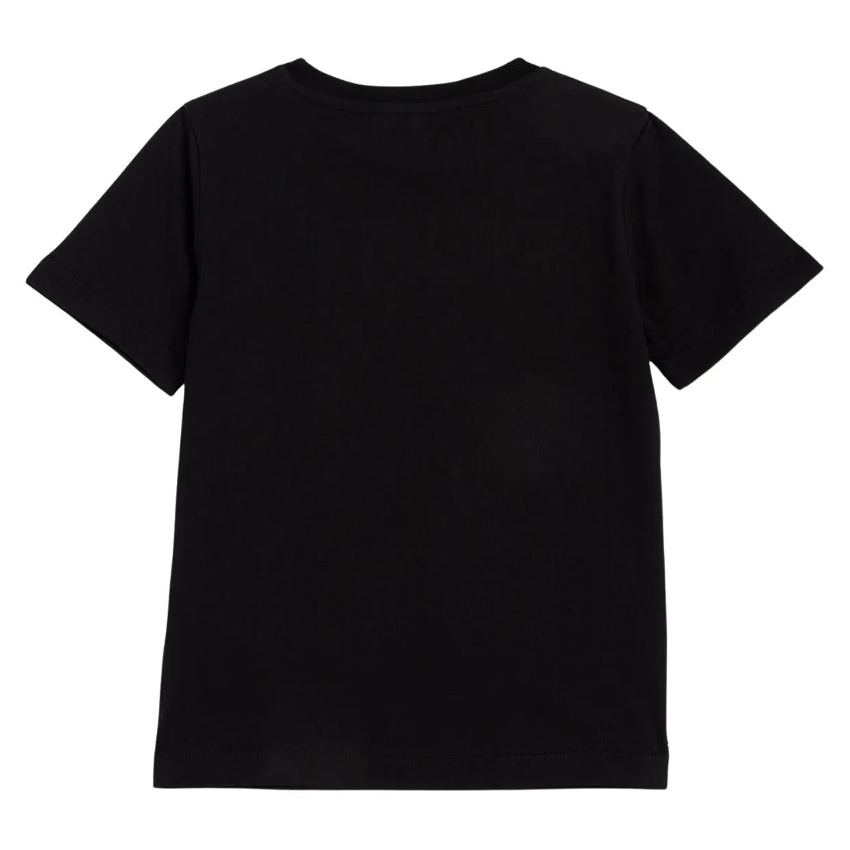 Balmain Kids Printed Logo Black T-Shirt