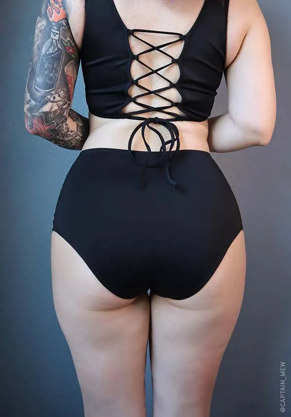 Black Widow High Waisted | BIKINI BOTTOMS