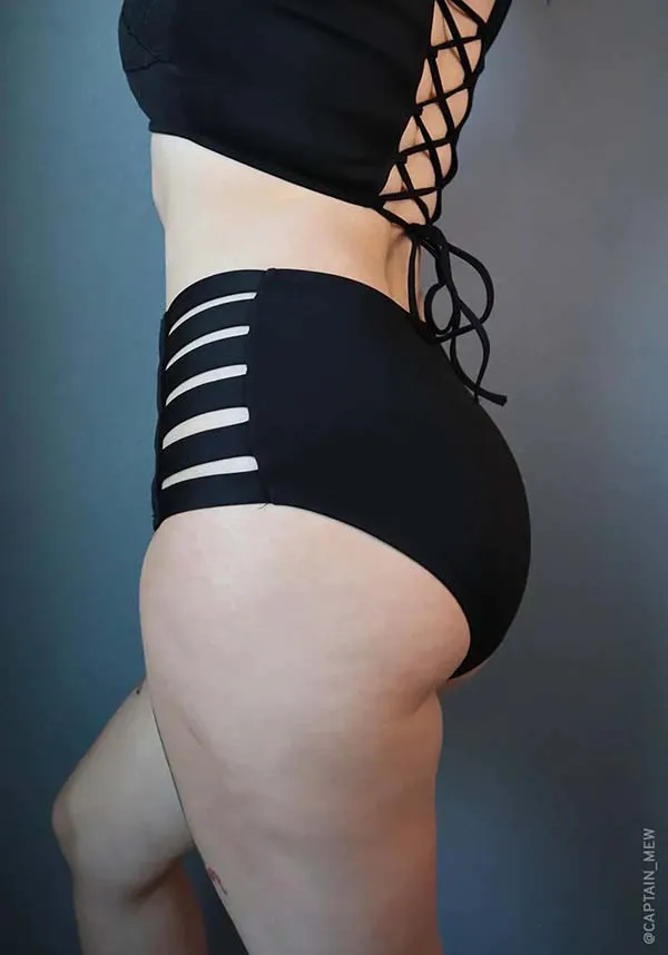 Black Widow High Waisted | BIKINI BOTTOMS