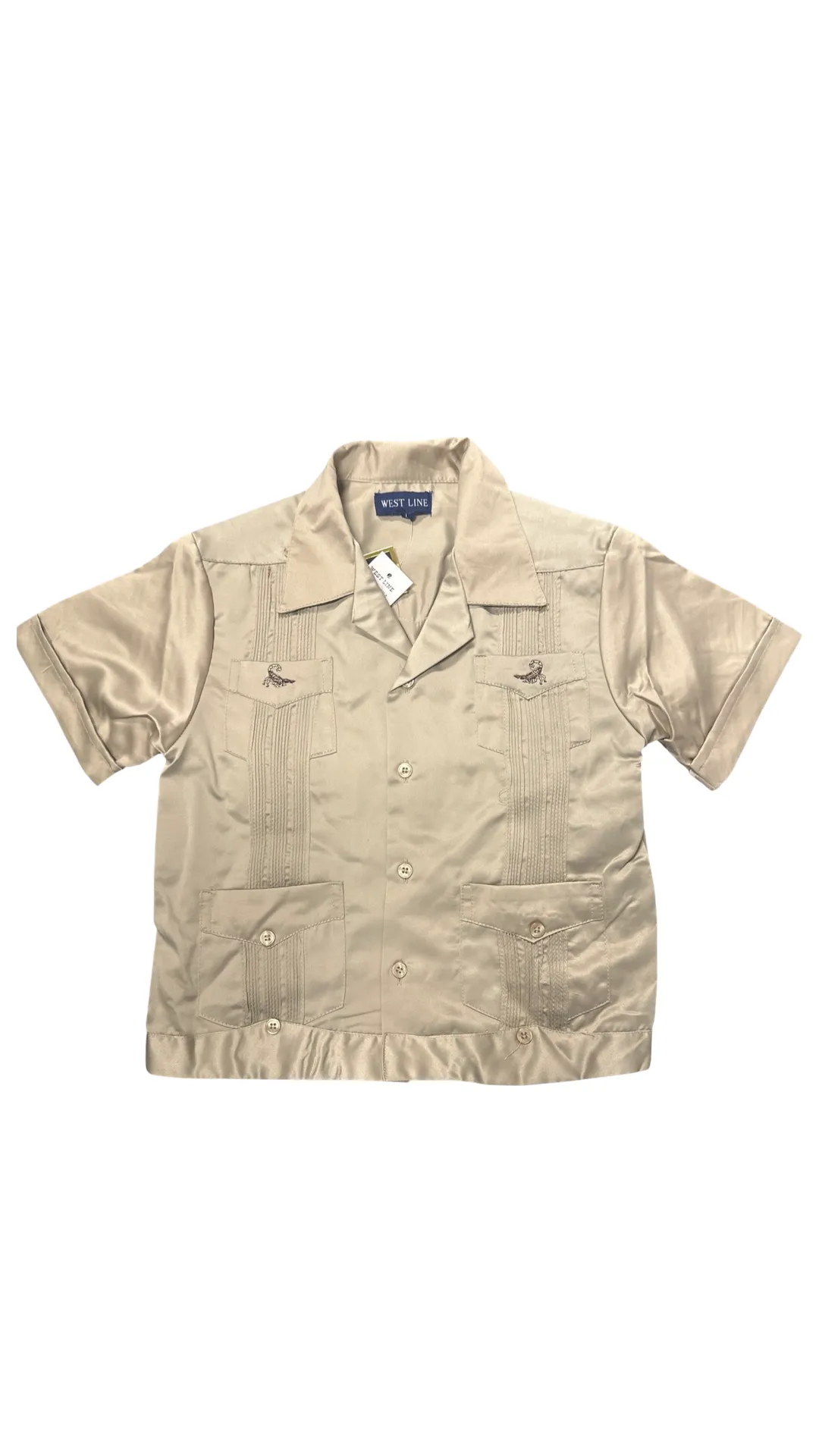 Boys Scorpion Guayabera L.Coffee