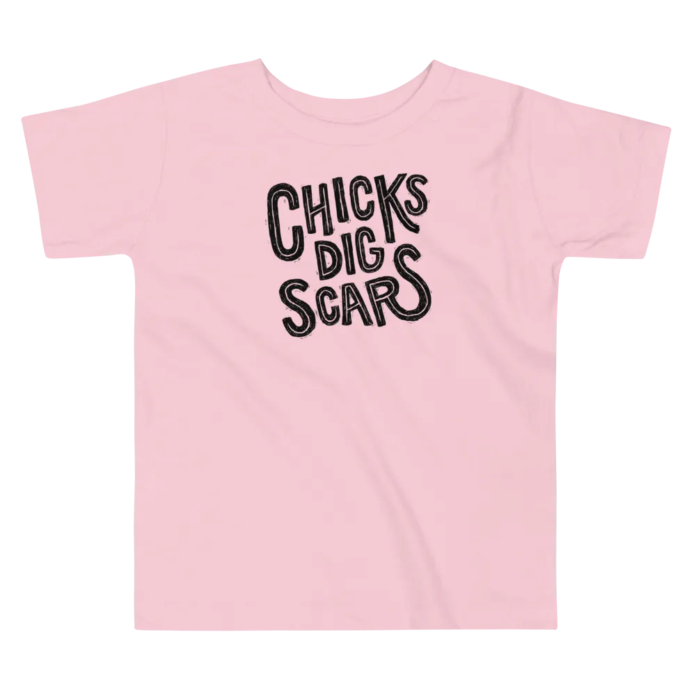 Chicks Dig Scars - Kids (2T-5T) T-Shirt