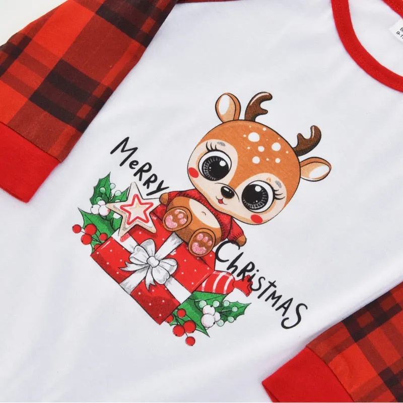 Christmas Pajamas Matching Family Pyjamas Clothes  Mother Daughter Set Kids Sleepwear