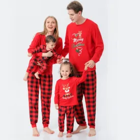 Christmas Pajamas Matching Family Pyjamas Clothes  Mother Daughter Set Kids Sleepwear