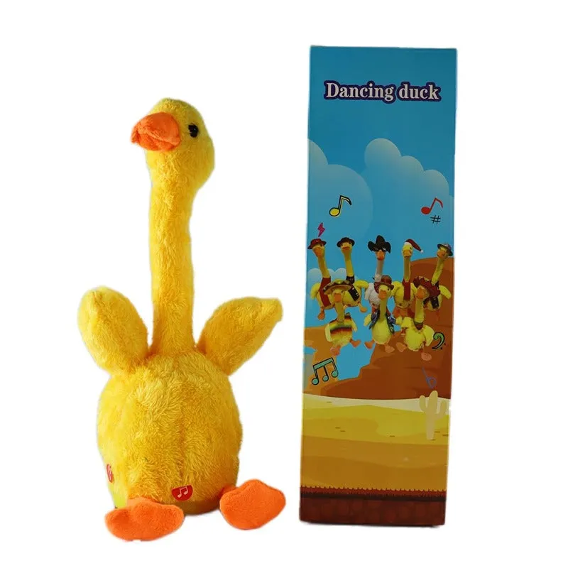 Dancing Duck Plush Toy with Recording Repeat Feature