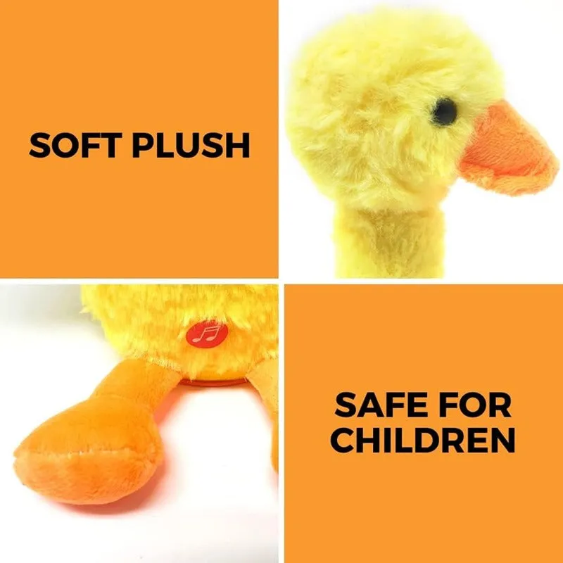 Dancing Duck Plush Toy with Recording Repeat Feature