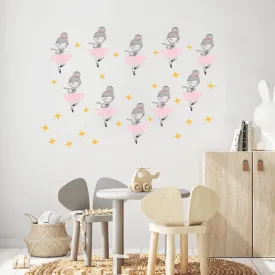 Dancing Girl Peel and Stick Wall Decals