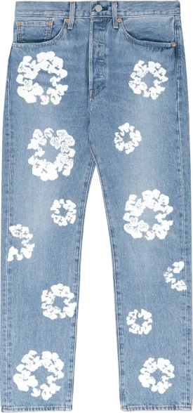 Denim Tears Levi's The Cotton Wreath Jean Light Wash