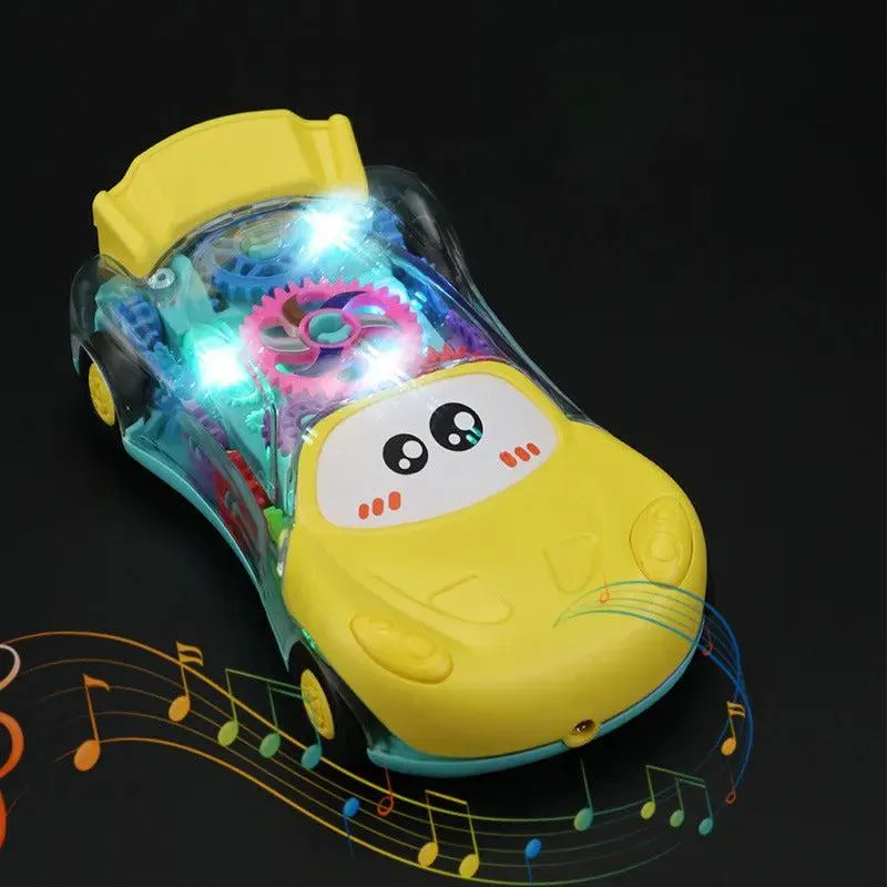 Early Educational Transparent Car Gear Phone For Kids