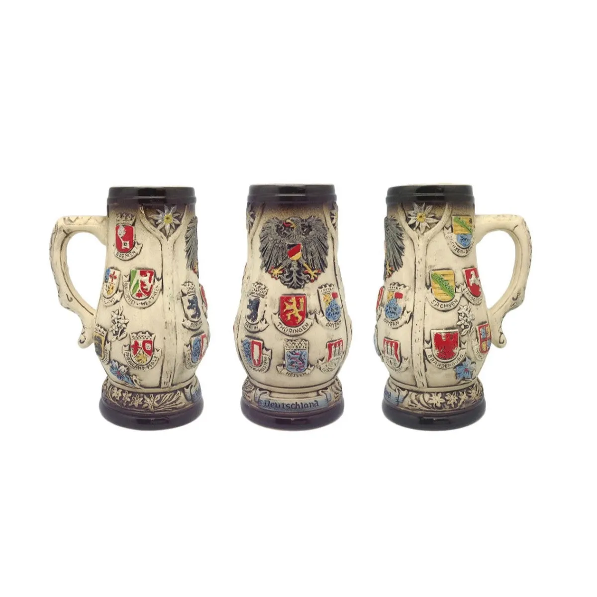 Engraved Beer Stein Edelweiss (no Lid)