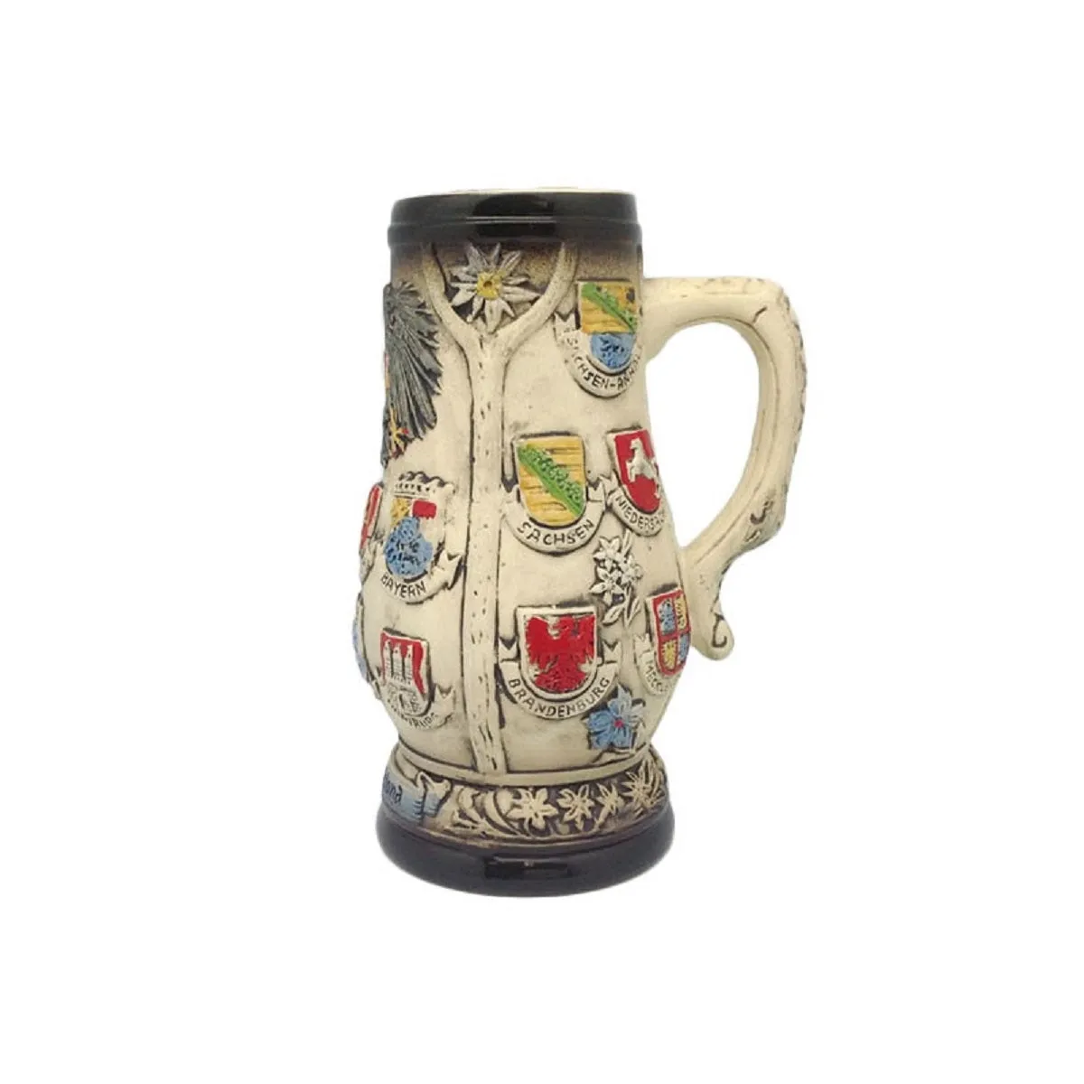 Engraved Beer Stein Edelweiss (no Lid)