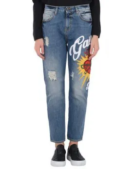 Gaëlle Paris Women Denim trousers Blue 25 jeans