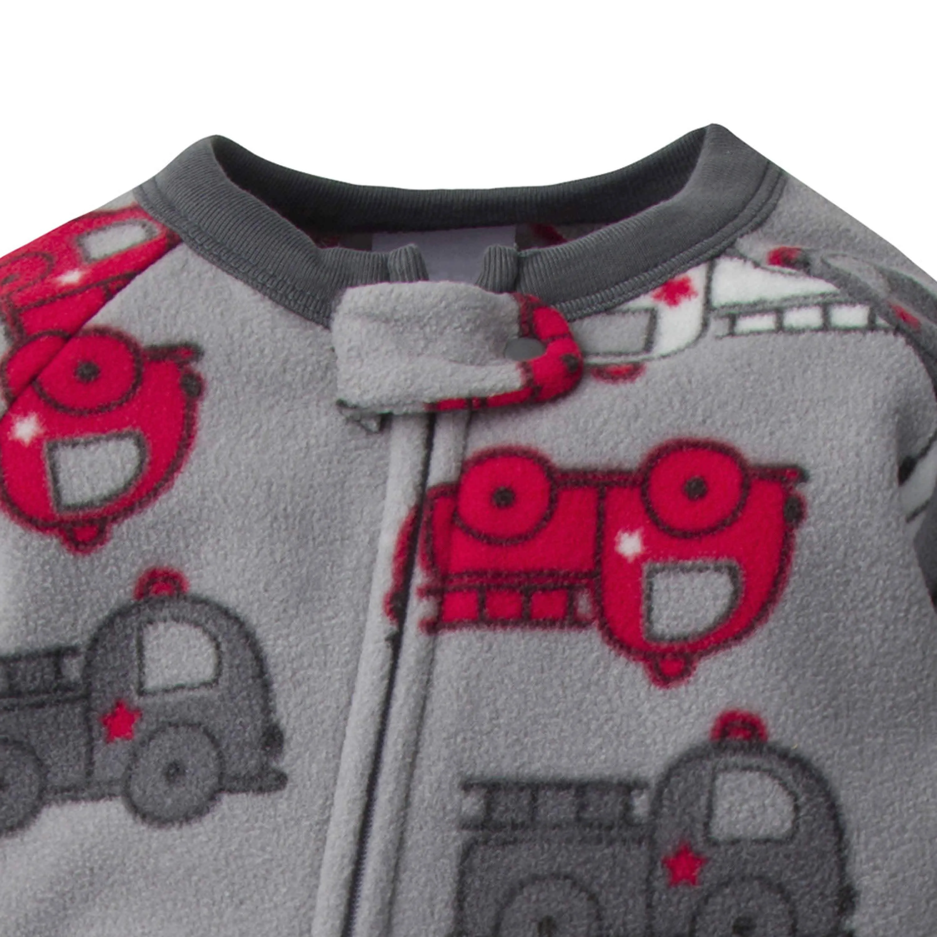 Gerber® 2-Pack Baby Boys Trucks & Dinos Fleece Pajamas