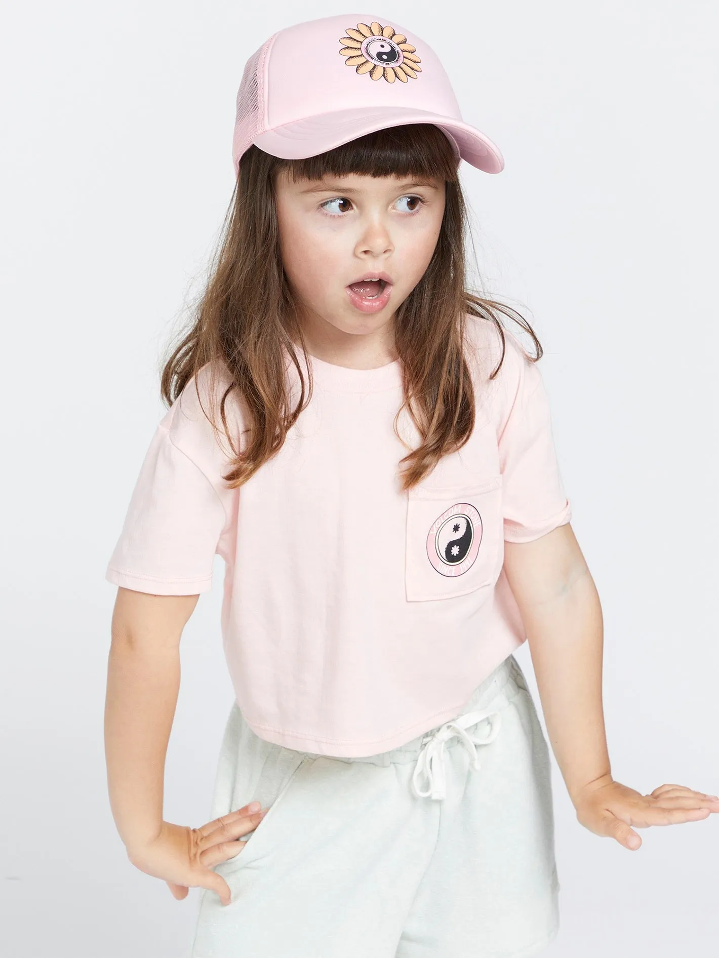 Girls Hey Slims Hat - Light Peony