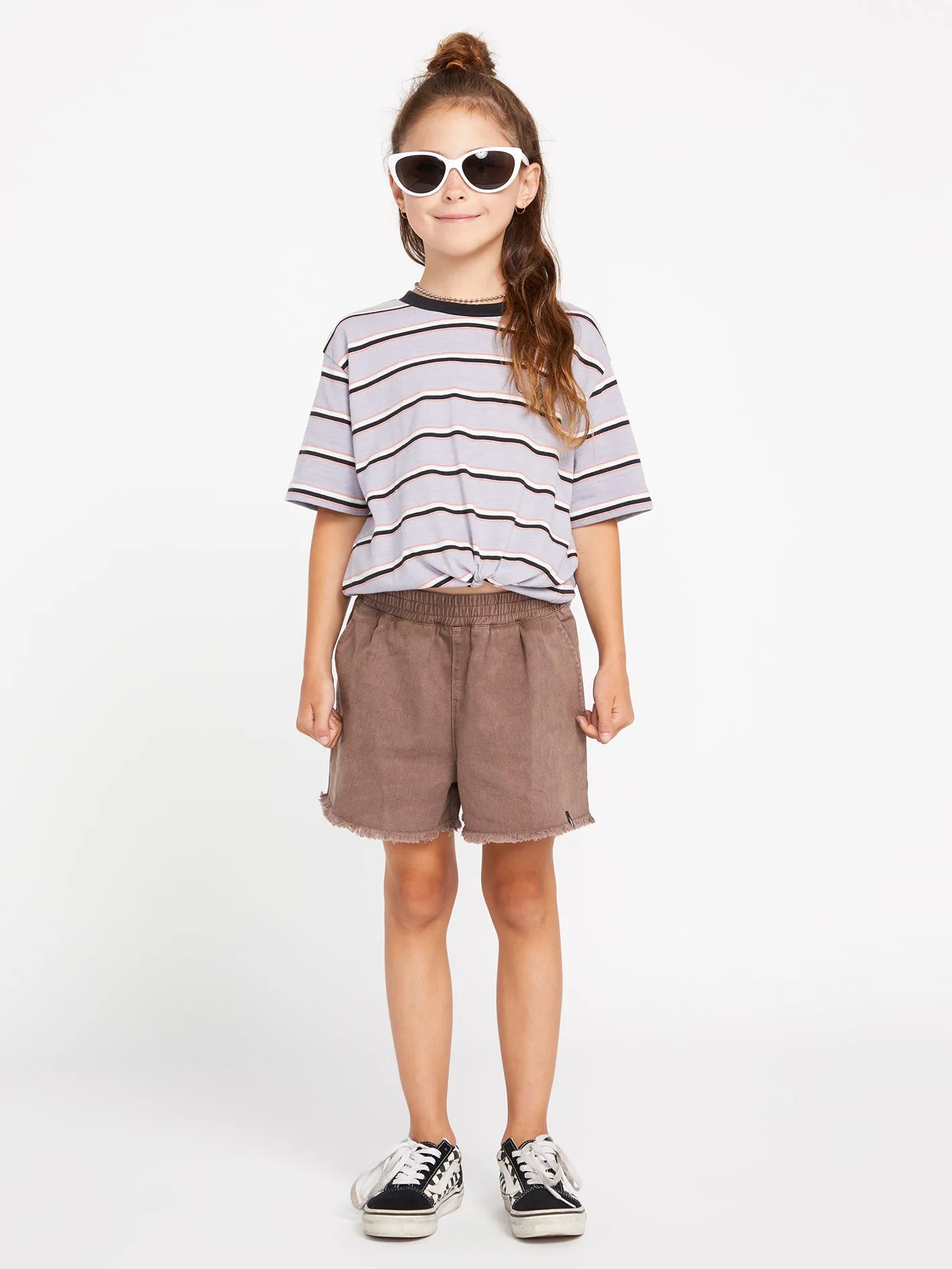 Girls Strutin Stone Shorts - Slate Grey