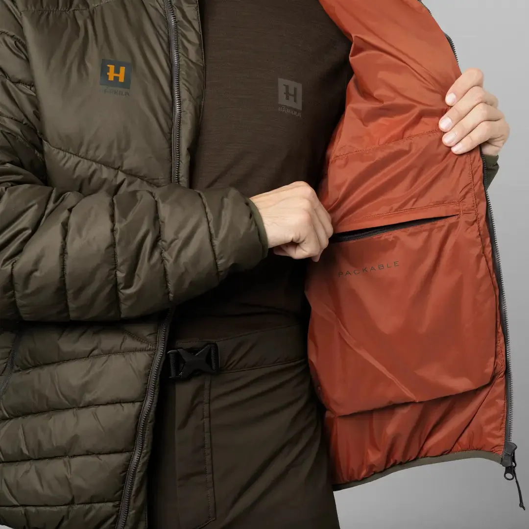 Logmar Insulated Packable Hooded Jacket - Willow Green by Harkila