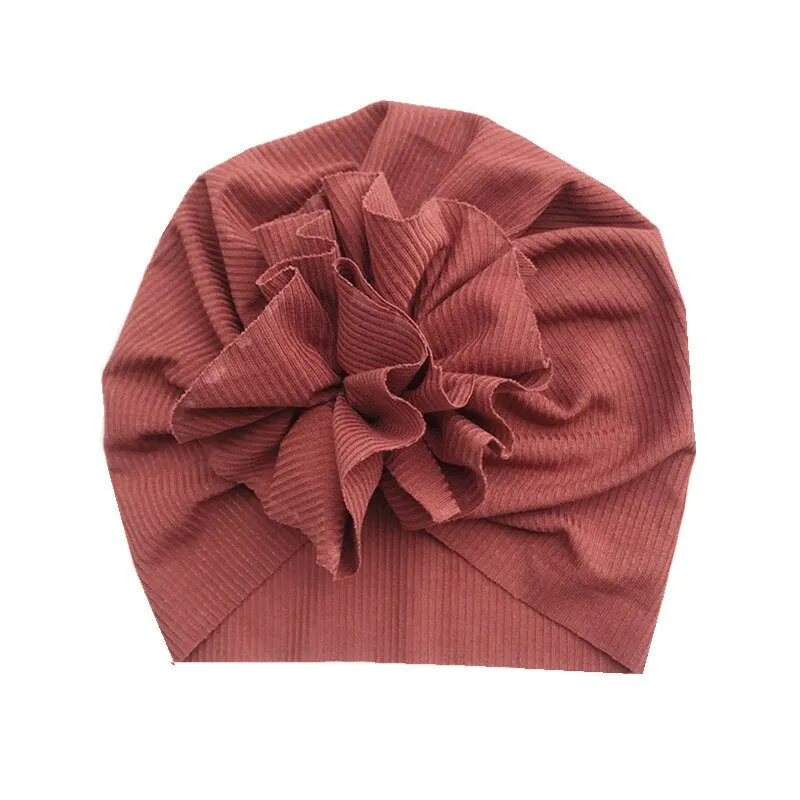 Lovely Flower Baby Hat Soft Baby Girl Hat Turban Spring Infant Toddler Newborn Baby Cap Bonnet Headwraps Kids Hat Beanies