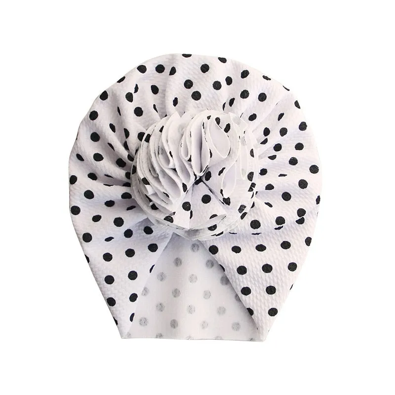 Lovely Flower Baby Hat Soft Baby Girl Hat Turban Spring Infant Toddler Newborn Baby Cap Bonnet Headwraps Kids Hat Beanies