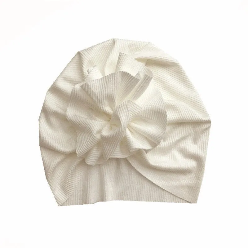 Lovely Flower Baby Hat Soft Baby Girl Hat Turban Spring Infant Toddler Newborn Baby Cap Bonnet Headwraps Kids Hat Beanies