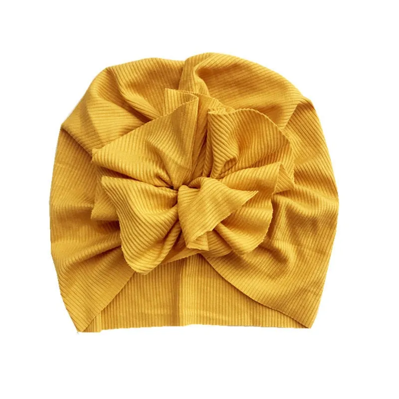 Lovely Flower Baby Hat Soft Baby Girl Hat Turban Spring Infant Toddler Newborn Baby Cap Bonnet Headwraps Kids Hat Beanies