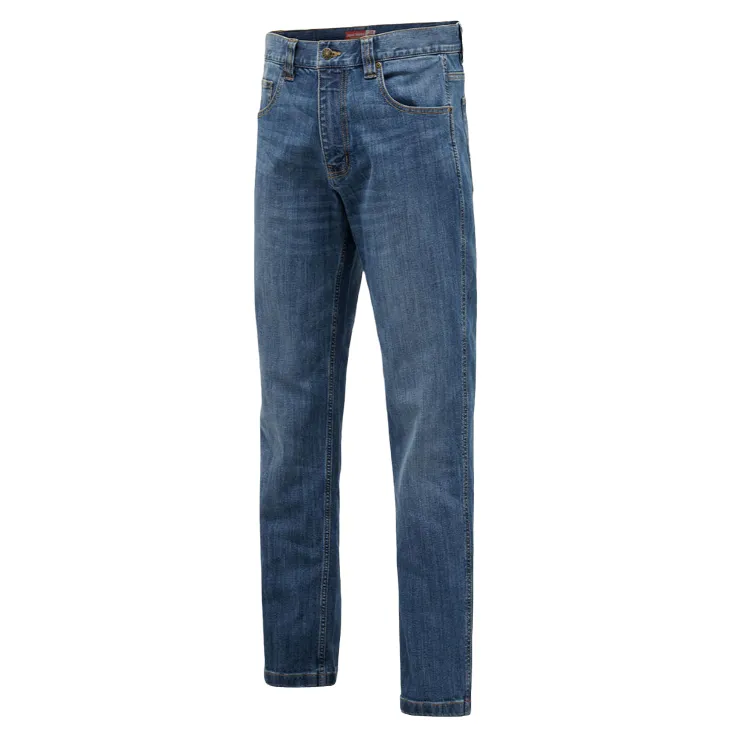 Mens Hard Yakka Heritage Regular Jeans Tough Denim Stonewash Y03100