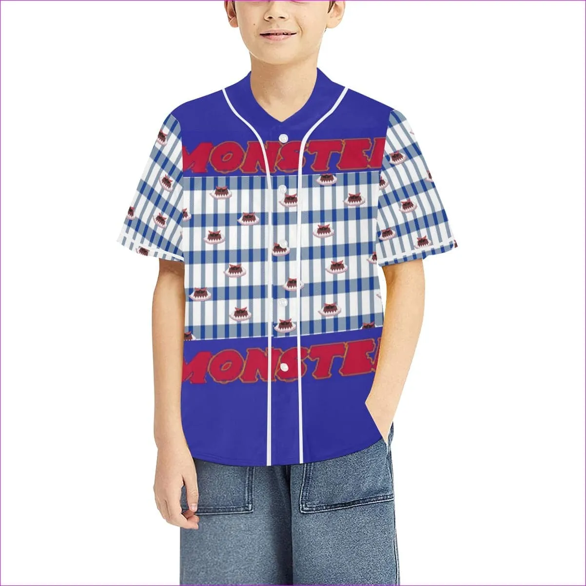 Monster Kids Kids Baseball Jersey - 3 options