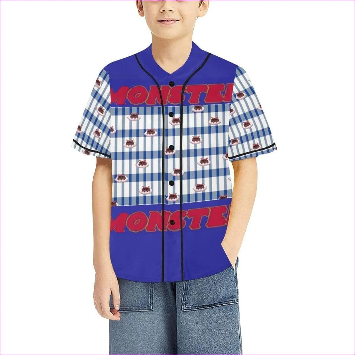 Monster Kids Kids Baseball Jersey - 3 options