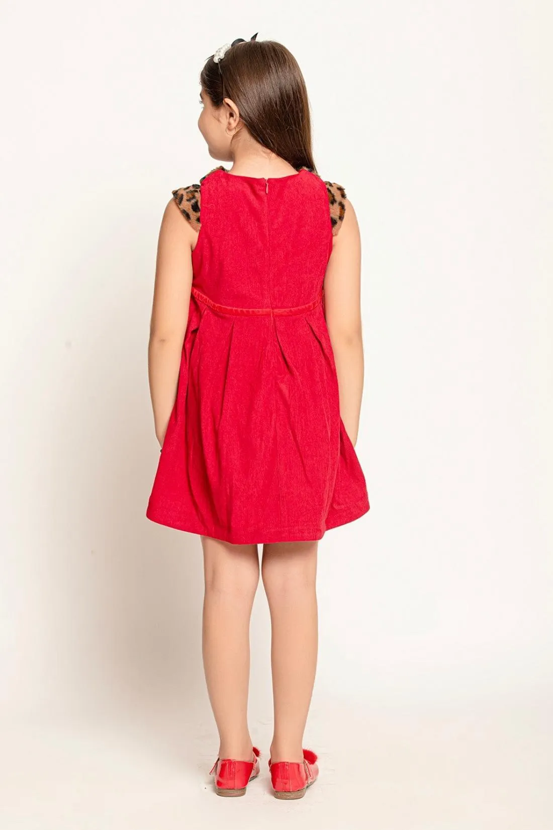 One Friday Red Solid Dress