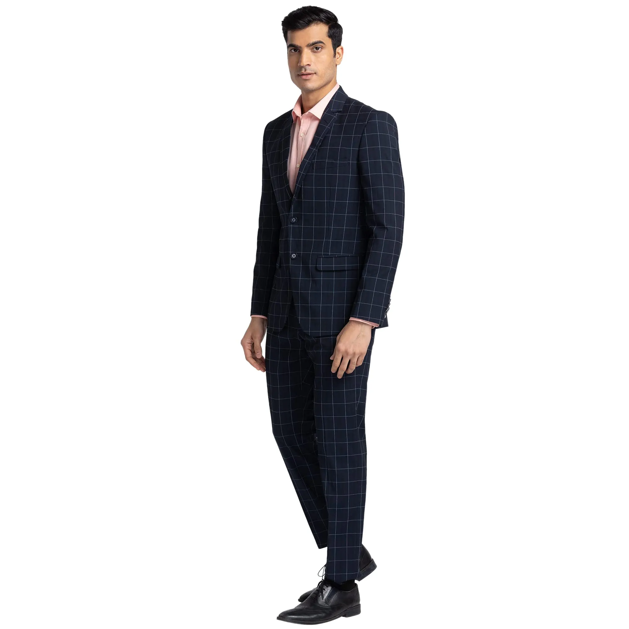 Park Avenue Dark Blue Suit (Size: 38)-PMDP04420-B8