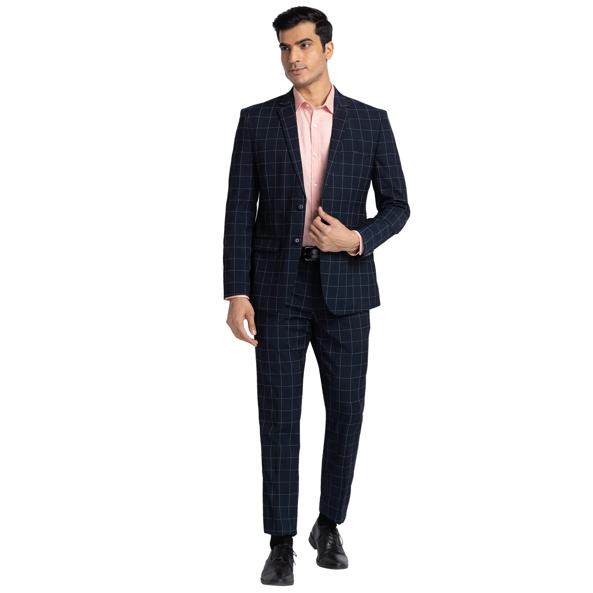 Park Avenue Dark Blue Suit (Size: 38)-PMDP04420-B8