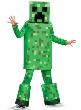 Prestige Green Minecraft Creeper Boys Book Week Costume