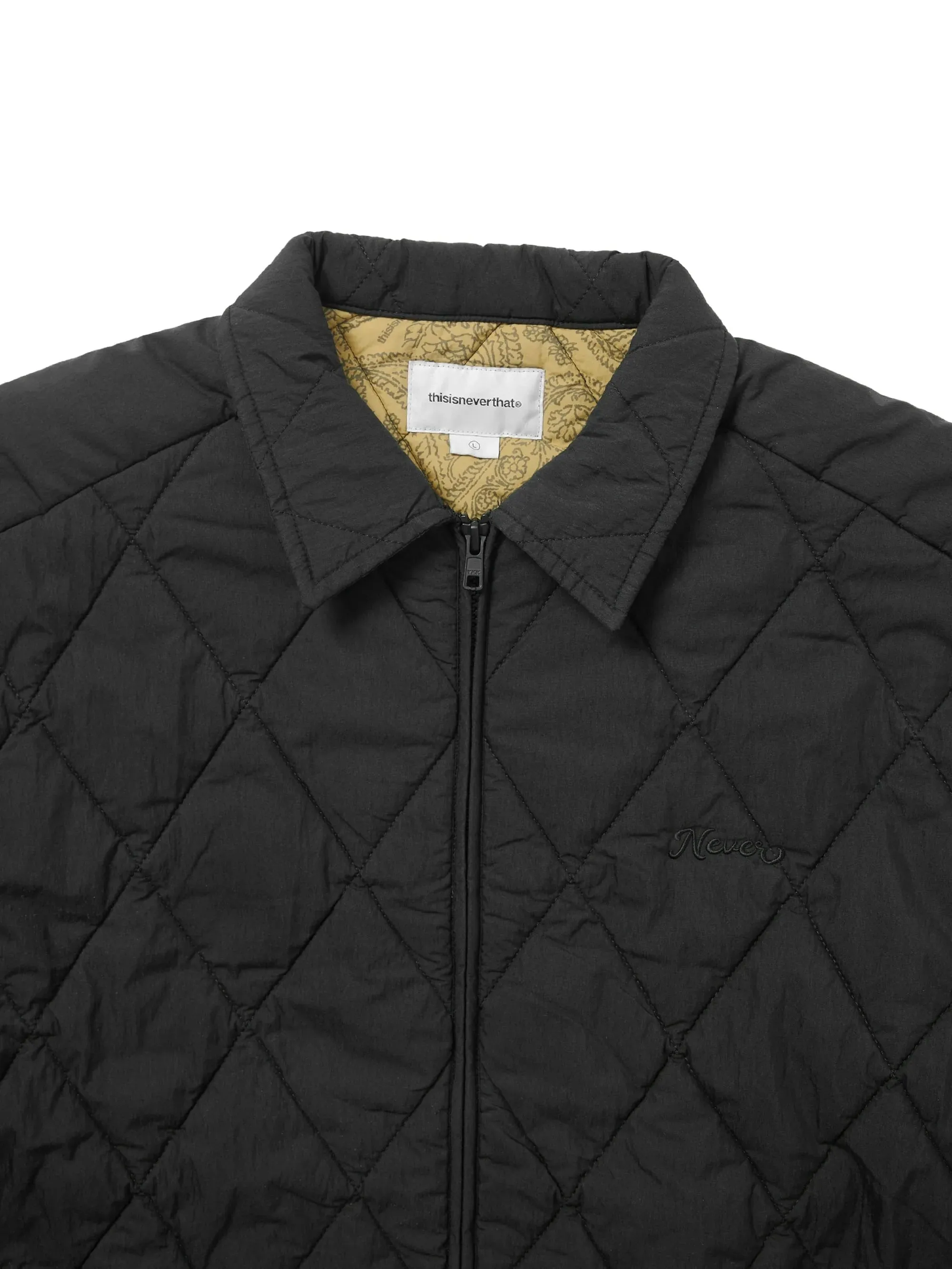 Quilted Jacket Black / THIS IS NEVER THAT