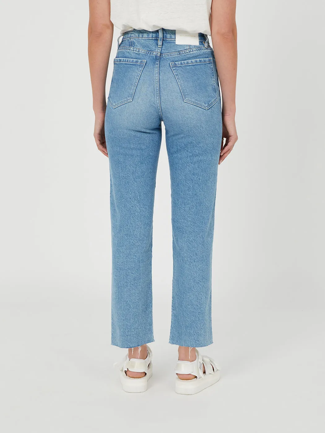 SALE - Zoe High Rise Straight Jean - Sunday