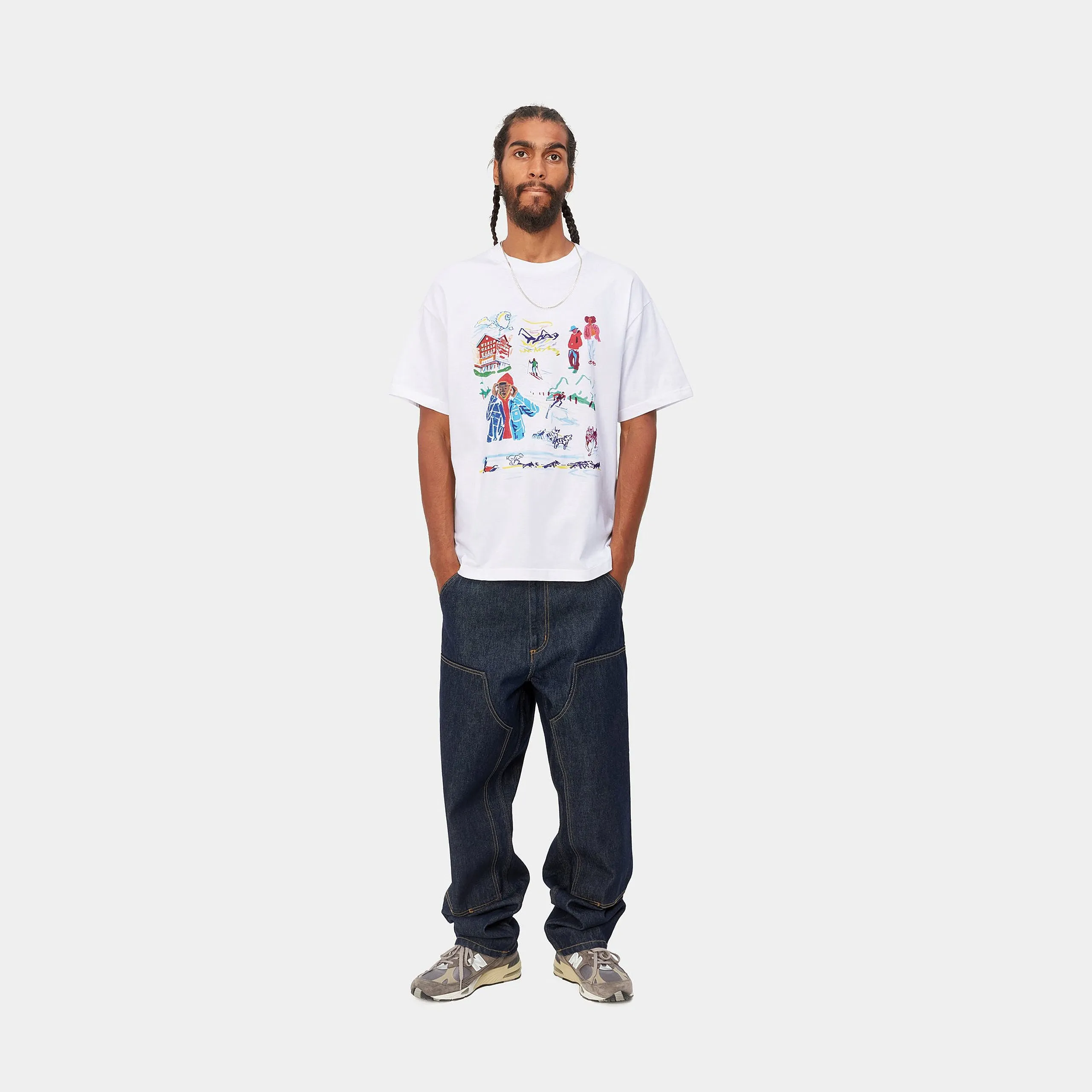 S/S OLLIE MAC CHALET T-S / CARHARTT WIP / WHITE