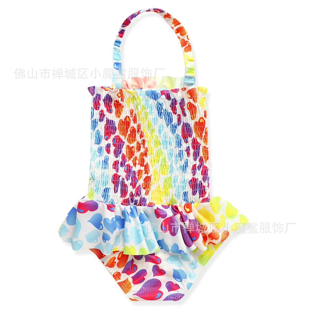 Swimsuit children's flag Independence Day girls clothes Swimwear