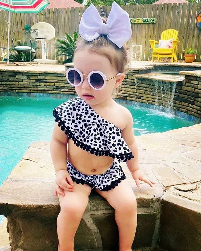 Swimsuit Children's Split Bikini Cow Split Swimwear