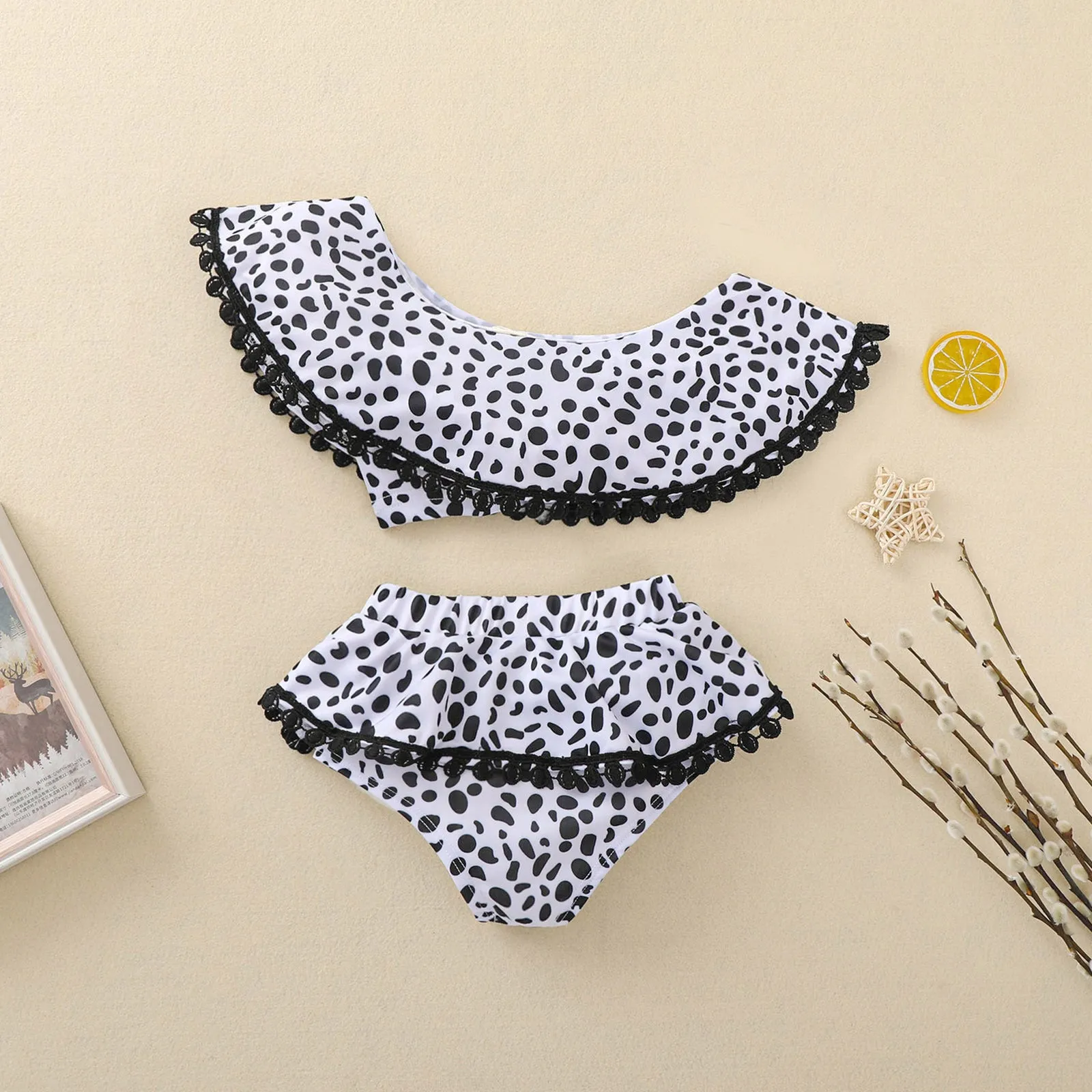 Swimsuit Children's Split Bikini Cow Split Swimwear