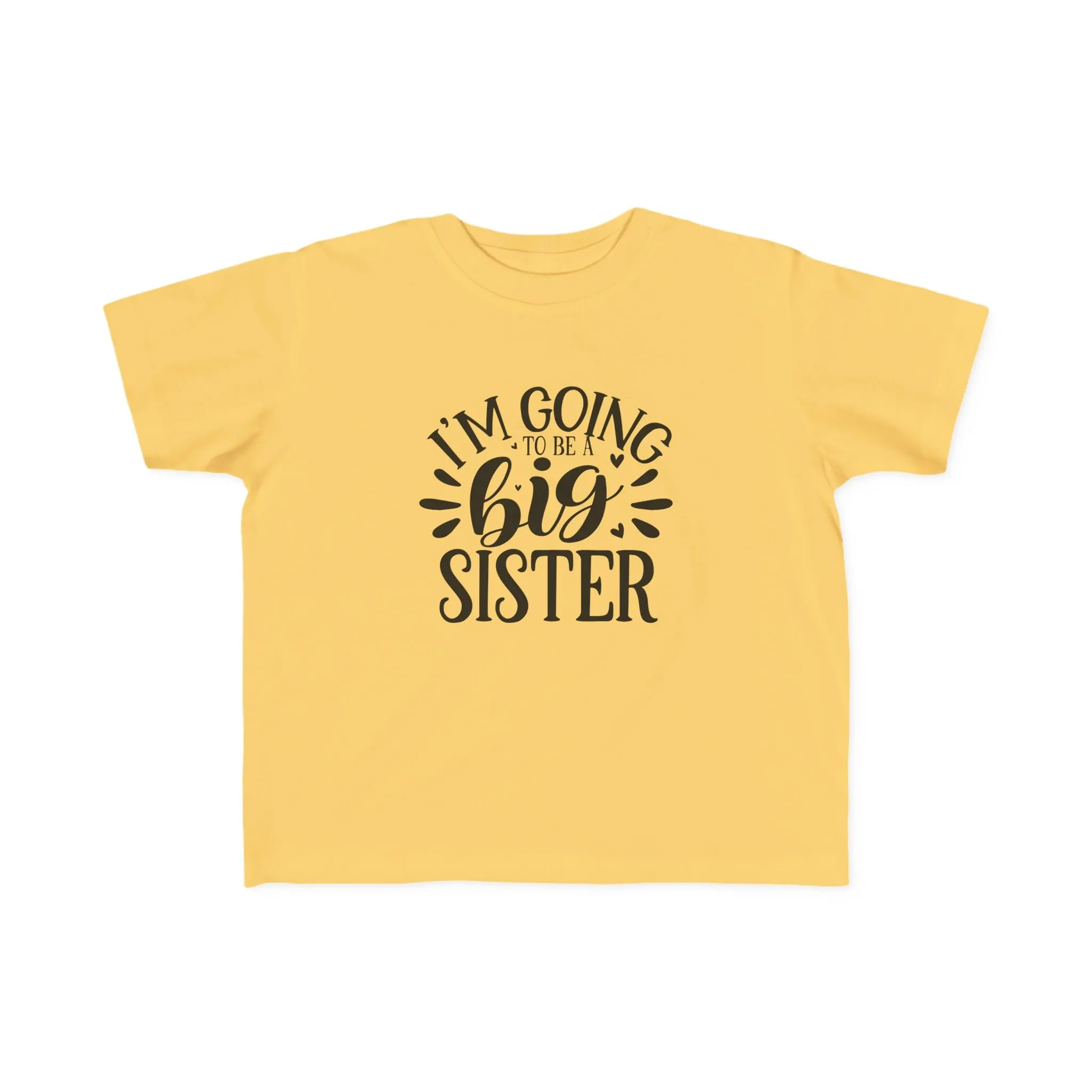 Toddler's Fine Jersey T-shirt: Big sister tshirt