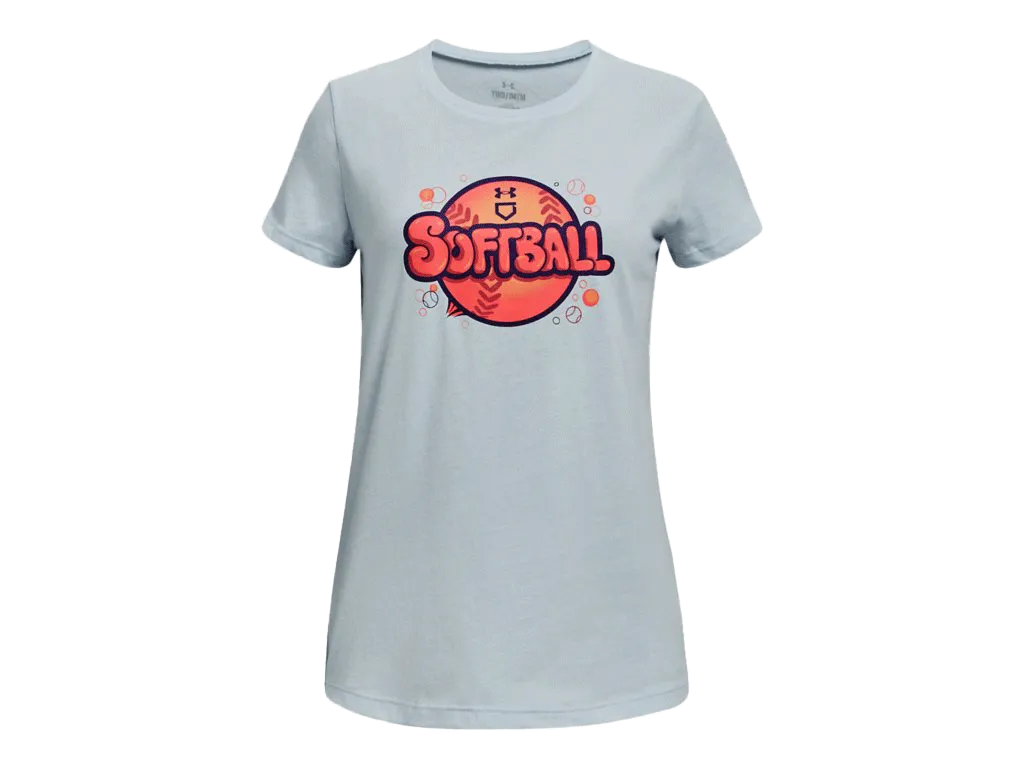 UA Girls' Softball Bubble Gum SS